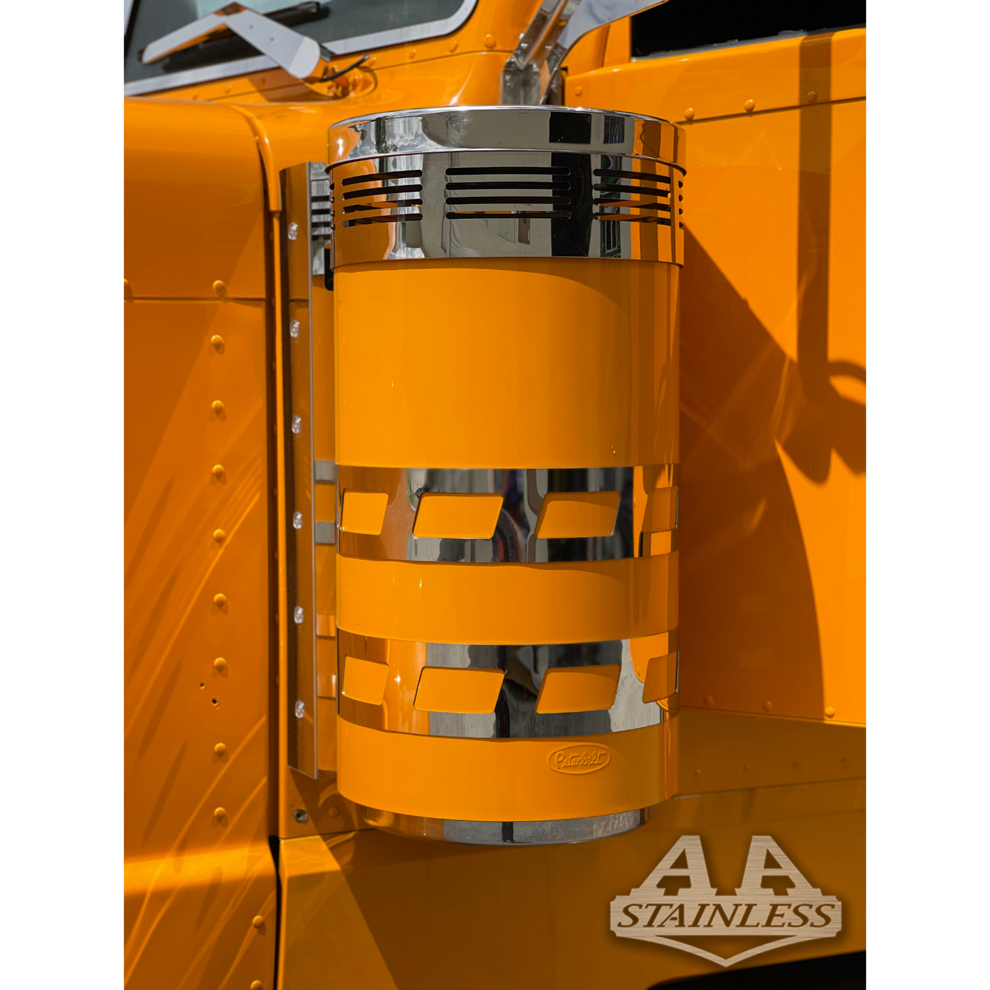BARRA DE LUCES PARA FILTRO DE AIRE PETERBILT 6 LEDS DE 3/4" FRONTAL