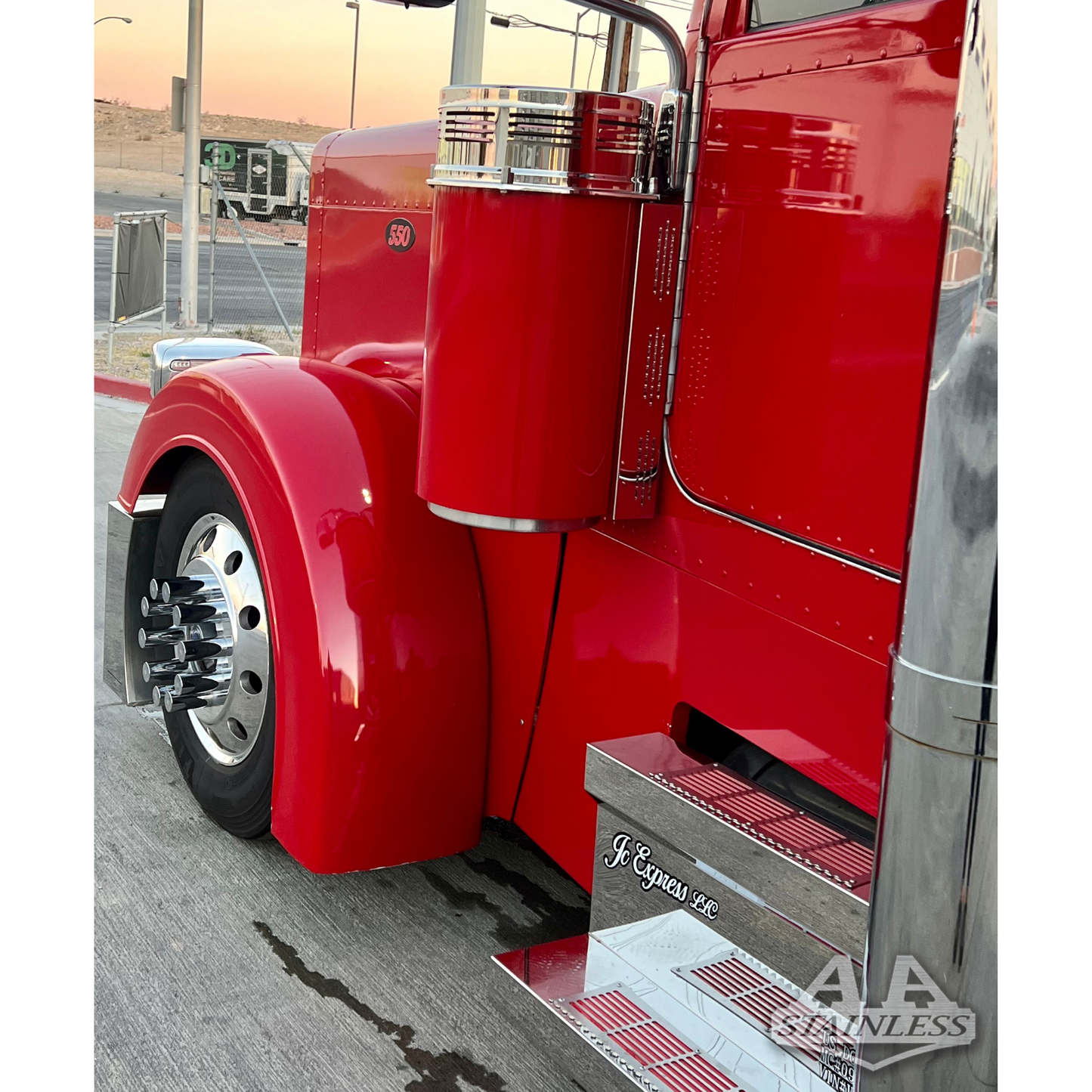 BARRA DE LUCES DE FILTRO DE AIRE PETERBILT 3 LUCES OCULTAS - 3 LÍNEAS TRASERAS