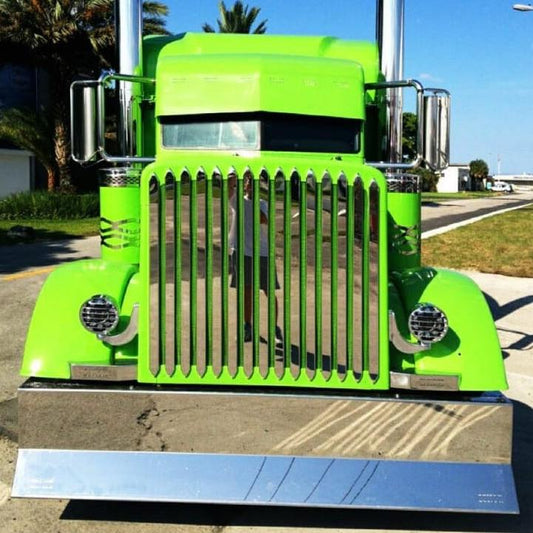 Paragolpes quitanieves de 20" Peterbilt 379 y 389 con 2 LED ocultos