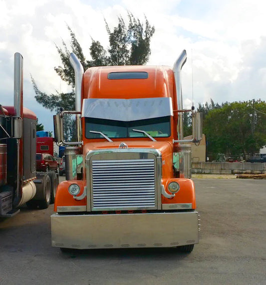 Parachoques Freightliner Classic de 20" x 18" con 11 luces ocultas