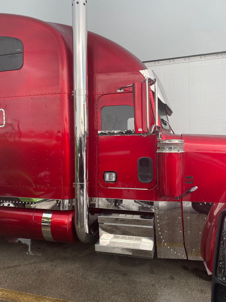 Stainless Steel Fender Guards For Freightliner Classic - Classic Style Set