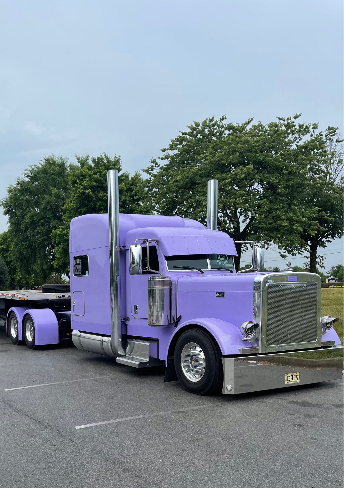 Kit de escape de acero inoxidable de 8" para Peterbilt 379 / 389