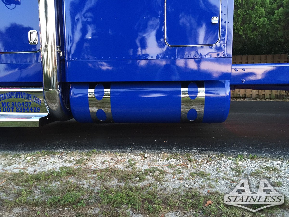 Correas para tanque de combustible Kenworth de 10" estilo ovalado