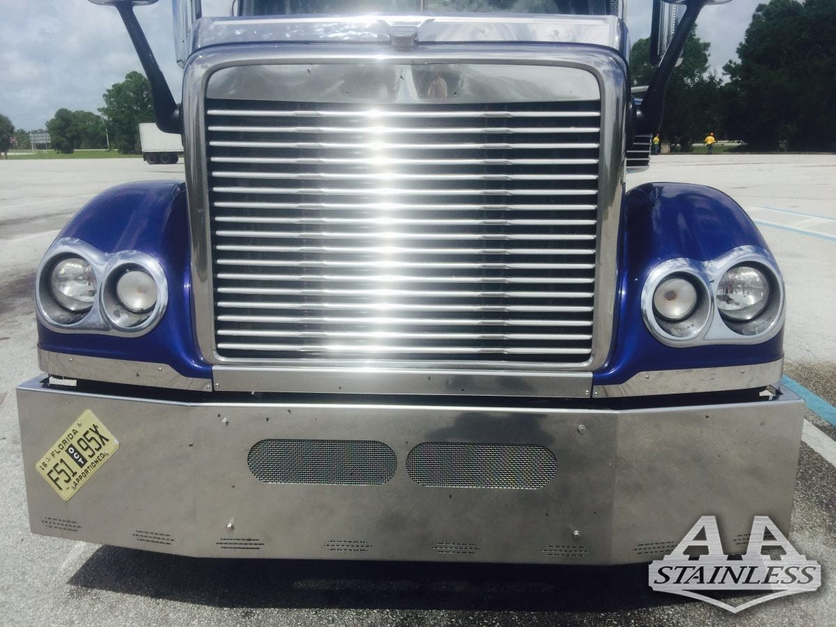 Parachoques Freightliner Coronado de 20" con 10 luces ocultas y rejilla BB