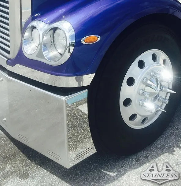 Parachoques Freightliner Coronado de 20" con 10 luces ocultas y rejilla BB