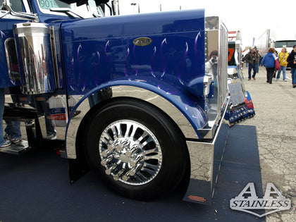 PETERBILT FENDER TRIMS STAINLESS STEEL 379