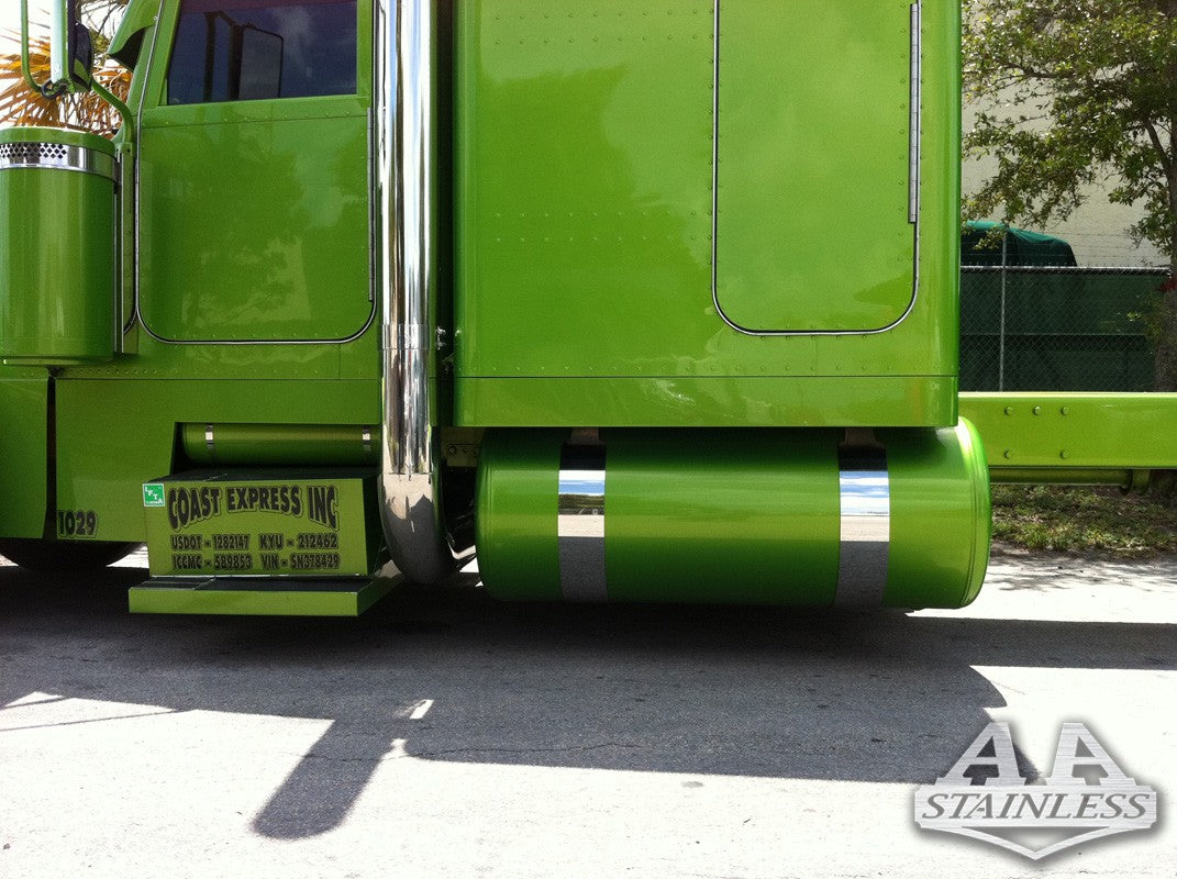 CORREA DE TANQUE DE COMBUSTIBLE PETERBILT 6" RECTA PETERBILT (4 PIEZAS)